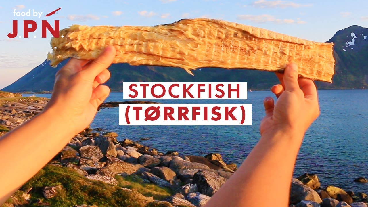 Stockfish (Tørrfisk) in Lofoten, Norway - YouTube