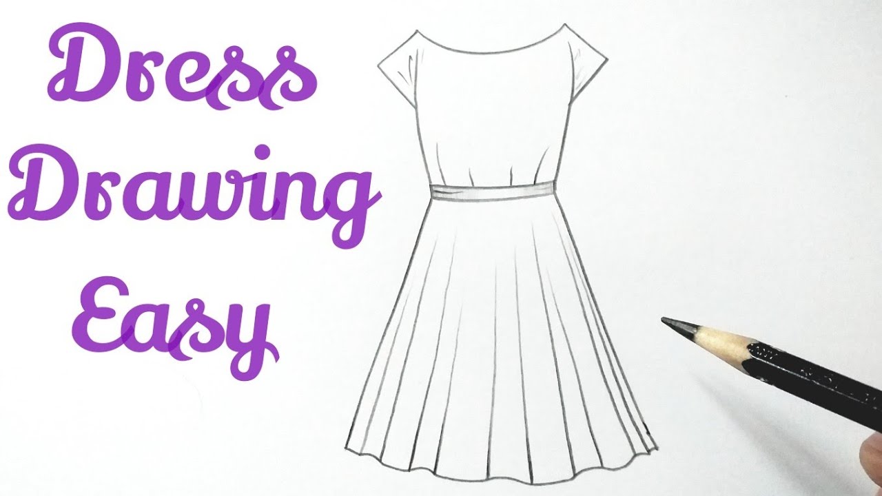 Dress Design Ideas Drawing - Tutorial Pics