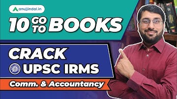 IRMS Commerce and Accountancy Booklist | UPSC IRMS Important Books | UPSC IRMS 2023