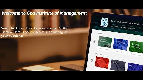 Goa Institute of Management Digital Library by Knimbus - A Quick Tutorial