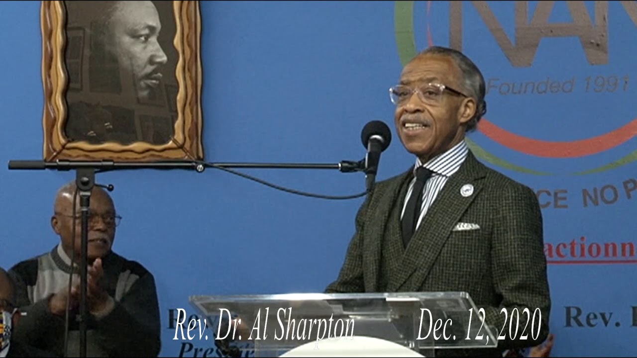Rev. Dr. Al Sharpton National Action Network Dec 12, 2020 - YouTube