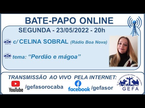 Assista: Palestra online - c/ CELINA SOBRAL (23/05/2022)