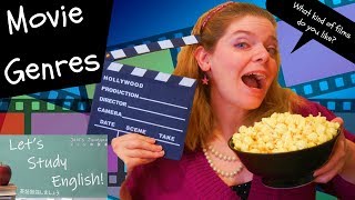 Movie Genres: Talk about 15 types of movies in English. Learn film vocabulary!  /  15のタイプの映画を英語で話す