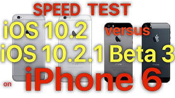 iPhone 6 : iOS 10.2 vs iOS 10.2.1 Beta 3 / Speed Test Build # 14D23