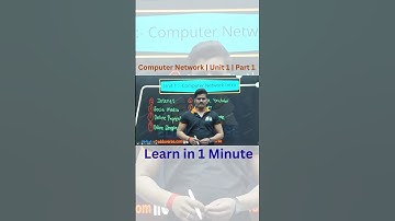 Introduction to Computer Network | Unit 1 | part 1 | Learn in 1 Minute | V2 Edduverse | Abhiique
