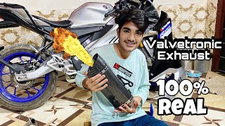 Make valvetronic exhaust for bike ( in hindi ) 100% real #howtomake #trending ​⁠@Amaxvlog