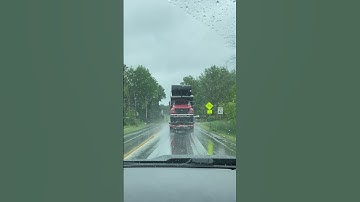 Loose Tarp Taps Power Lines || ViralHog