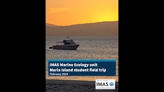 Maria Island student field trip