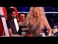 IMPRESIONANTE MIRARON TRASERO DE SHAKIRA The Voice: Usher y Adam Levine