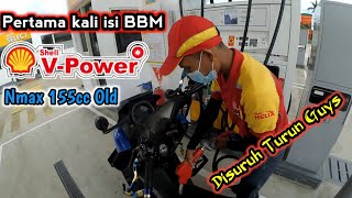 Pertama Kali Isi BBM Shell V-Power Di Nmax 155cc Old | SPBU Shell Medan screenshot 2