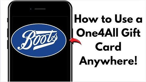 ow to Use One4All Gift Card Online at Boots (Working 2025!)