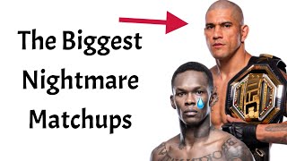 The Most Terrifying Nightmare Matchups For Your Favorite UFC Fighters