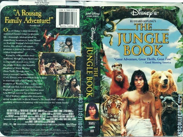 Winnie The Pooh And Jungle Book Tik Tok Opening to Rudyard Kipling's The Jungle Book 1995 VHS - clipzui.com