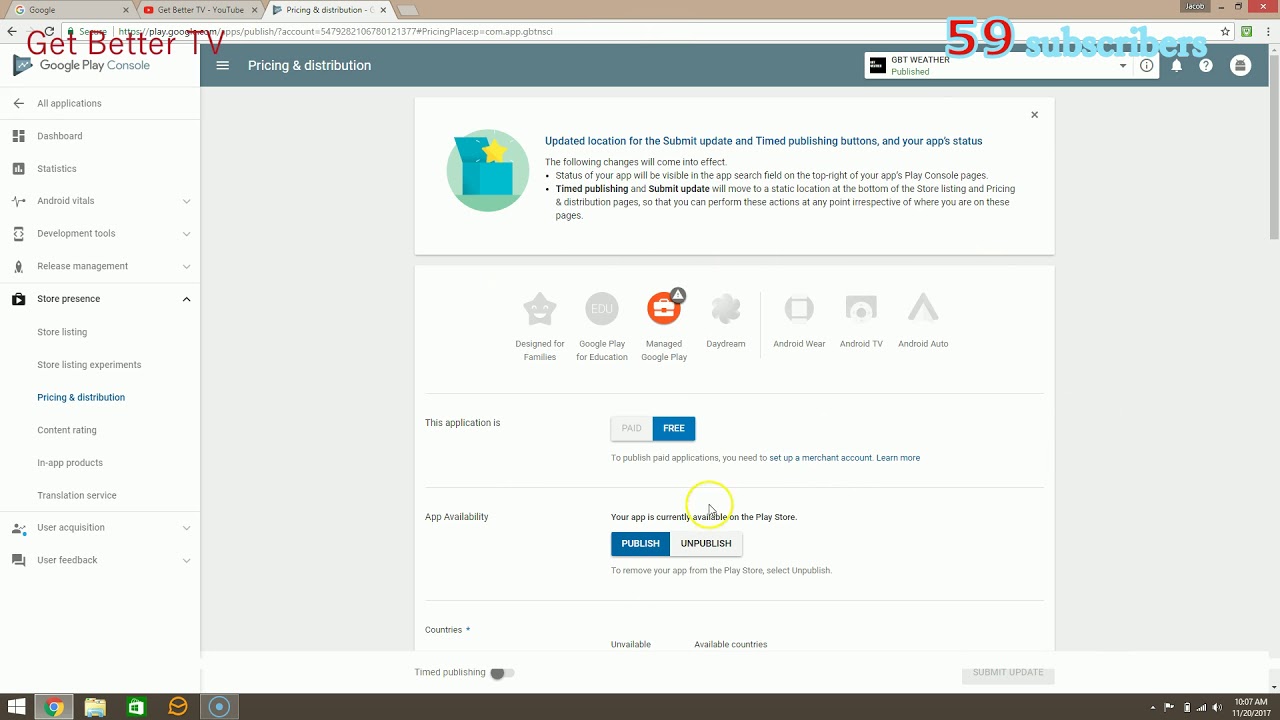 how to re publish your app on google play - YouTube