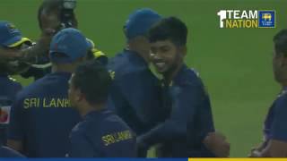 Kamindu Mendis on fire at his debut T20I game Sri Lanka vs England at RPICS