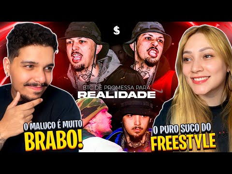 REAGIMOS a BTC de PROMESSA para REALIDADE | BATALHA DO S - REACT | LUAN E GABI