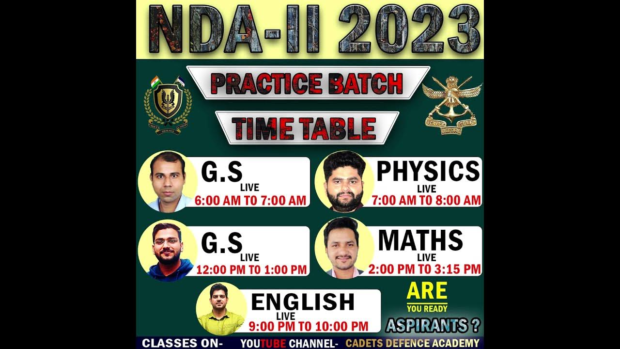 NDA 2 2023 Free Classes Announcement NDA 2 2023 Complete Course 2023