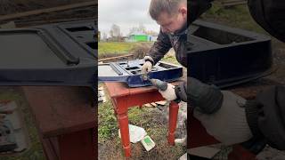 Отремонтировали двери на ниве 😁