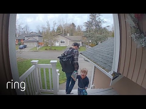 Son Learned Quickly That Mom Can See Him Through Their Ring Video Doorbell | RingTV