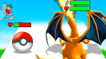 NOOB vs PRO vs HACKER| Max Level | In Monster Trainer | With Oggy And Jack | Rock Indian Gamer |