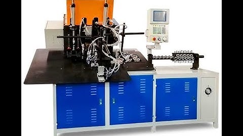 3-8mm--2D CNC wire bending machine with butt welding