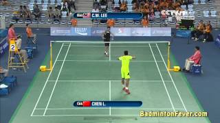 Badminton Highlights  Lee Chong Wei vs Chen Long  2014 Asian Games SF