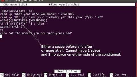 05: Linux Shell Programming (IF and parameters)
