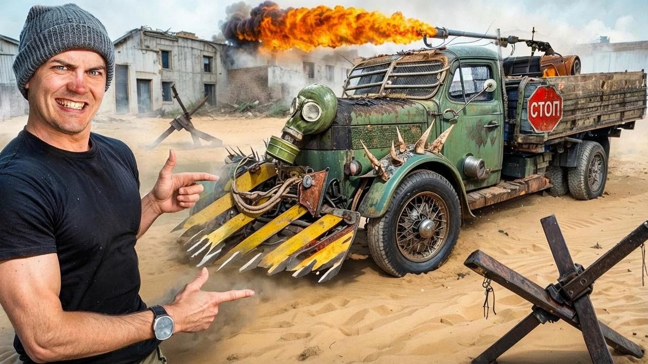 Зібрали вантажівку для Апокаліпсису та вирушили нею в Чорнобильську зону!