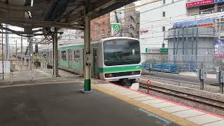 E231系常磐線　松戸駅発車シーン