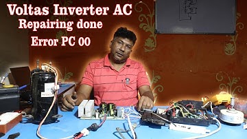 Error PC 00 Voltas inverter AC repairing done
