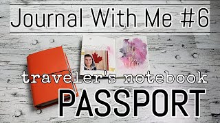 Journal With Me | Traveler's Notebook | Passport | #6 #journalwithme #howtojournal #passportjournal screenshot 4