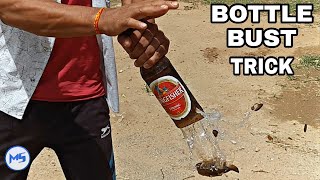 हाथ से बोतल फोड़ना -- Break Bottle With Hand || Bottle Busting Trick