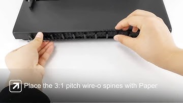 How to Use RAYSON TD-1500B34R Wire-O Binding Machine