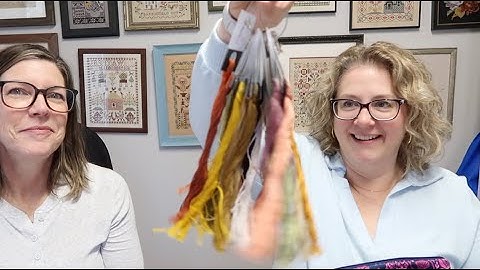 Flosstube #55 - Between Two WIPs - No recorders, just stitching.