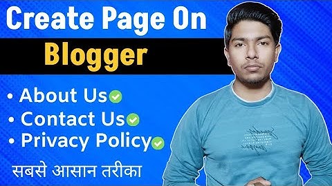 How To Write Privacy Policy in Blogger