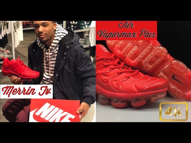 Comerciante Conductividad Tamano relativo Nike Vapormax Plus “Triple Red” | Perfect Shoe for Valentines Day?! |  MerrinTv - YouTube