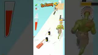 😂💪 🤛 Muscle Rush 3D 🤜 Funny Race Gameplay Animated 😜 Cartoon Mobile Game 💯#Shorts🤞#Cartoon🔥#Animated screenshot 5