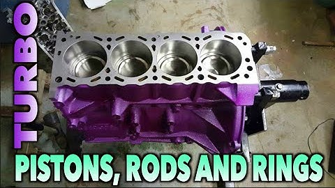 TURBO 240SX BUILD | HOW TO ASSEMBLE PISTONS, RODS AND RINGS