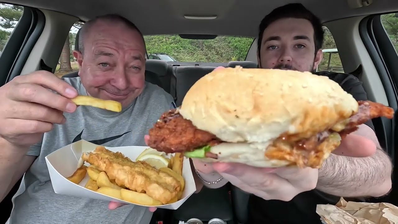 Fish & Chips + DBM Burger From Charlie’s Takeaway