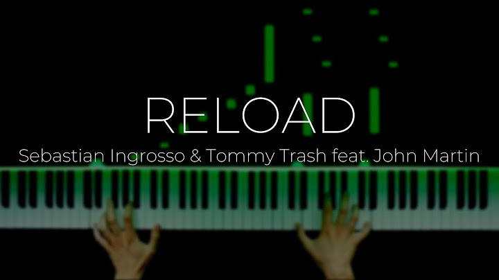 Reload Piano version - Piano performance video thumbnail