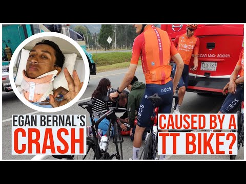 Egan Bernal's Crash & Other TT-Bike Crashes | Videos & Controversy
