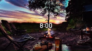 8 Minute Timer with Campfire Sounds - Countdown Timer