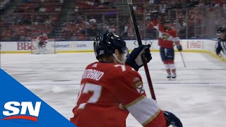 Frank Vatrano Beats Braden Holtby With Nifty Deke After Capitals Defender Blows A Tire Details