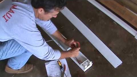 How to Install Surface Mount Fluorescent Light Fixture...Part 1
