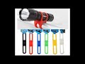 Ezyoutdoor 5 pcs bike flashlight holder cycling bicycle bike mount holder for led flashlight