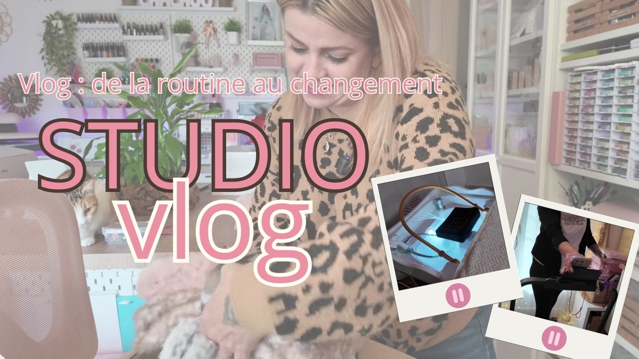 Studio Vlog : de la routine au changement nature peinture 😁 #changement #studiovlog #vlog