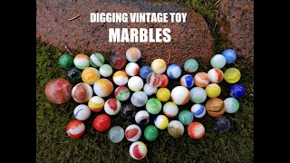 Digging Vintage Toy Marbles - Trash Picking - Bottle Digging - West Virginia Treasure Hunting