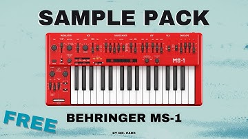 Behringer MS-1 - FREE Sample Pack | Roland SH-101 Analog Synth Sounds