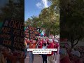 Texas and Oklahoma fans gather in Fair Park ahead of the Red River Rivalry