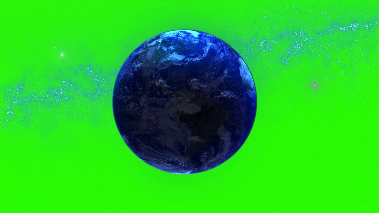 FREE HD Green Screen- EARTH AND THE GALAXY . . . - YouTube